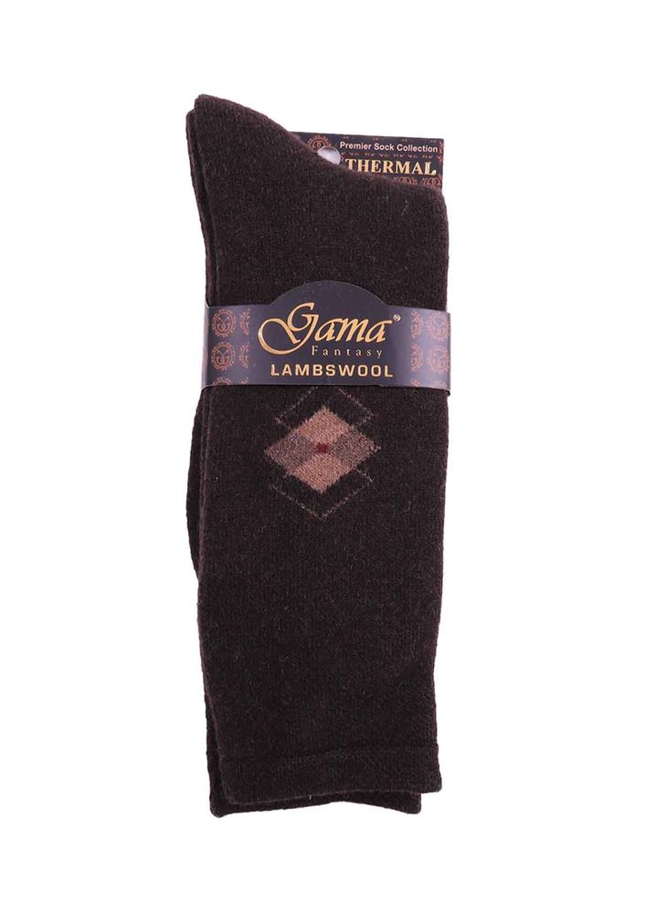 Шерстяные носки Gama 373/коричневый 
