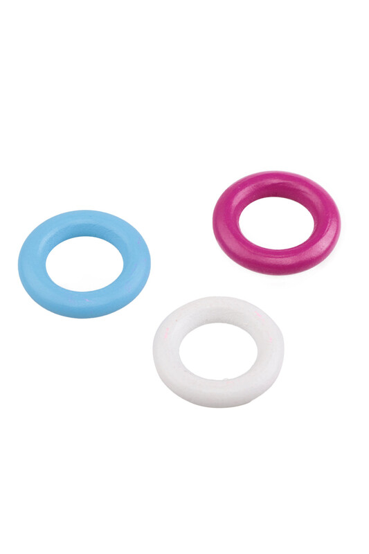 SİMİSSO - Цветное кольцо для амигуруми 3 шт. 3 см.