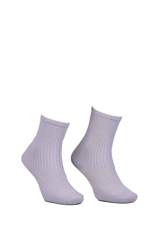 PAMELA - Sim Desenli Çorap 617 | Beyaz