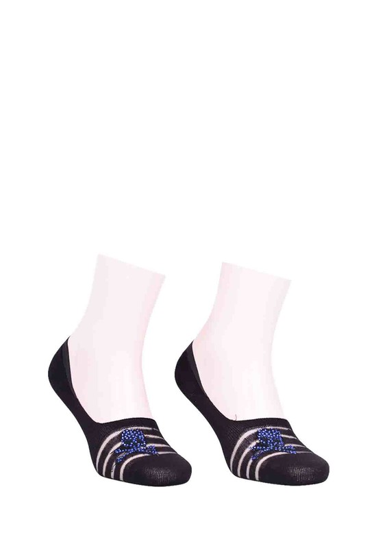 SOHO - Soho Desenli Babet Çorap 015 | Siyah