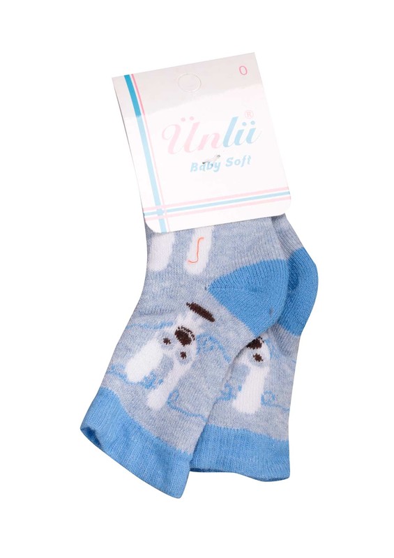 ÜNLÜ BABY - Ünlü Baby Çorap 002 | Mavi