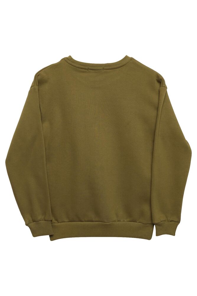Şardonlu Erkek Çocuk Sweatshirt 423773 | Haki