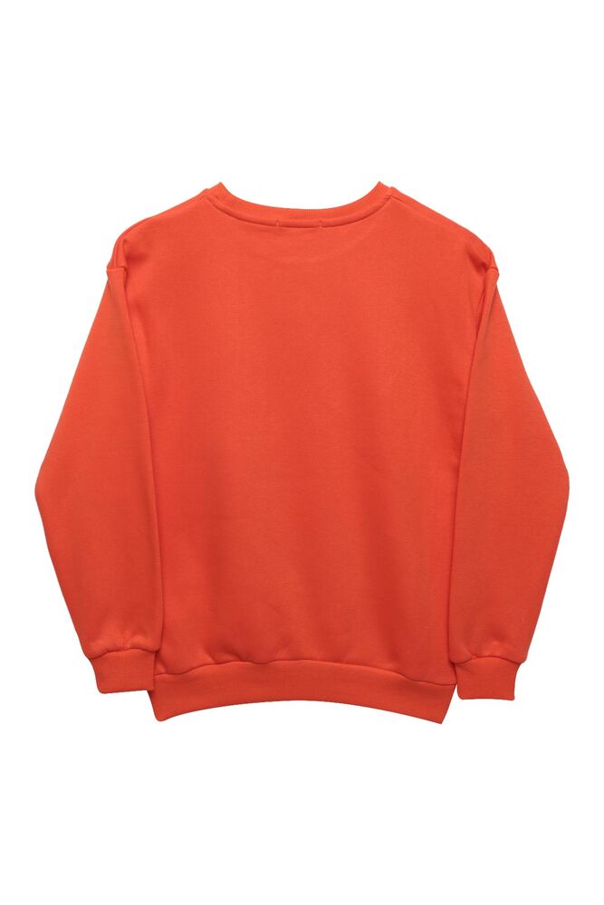Şardonlu Erkek Çocuk Sweatshirt 423773 | Turuncu