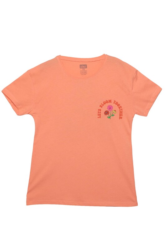 ALMİ - Baskılı Kız Çocuk Tshirt 3214 | Yavru Ağzı