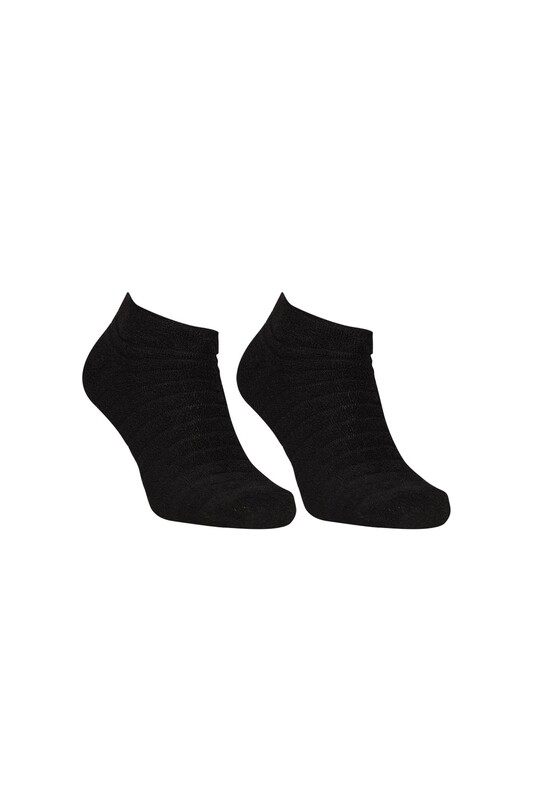 ARC - Kadın Ters Havlu Patik Çorap 216 | Siyah