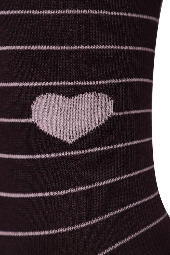 Kadın Bambu Viscose Soket Çorap 251 | Mor