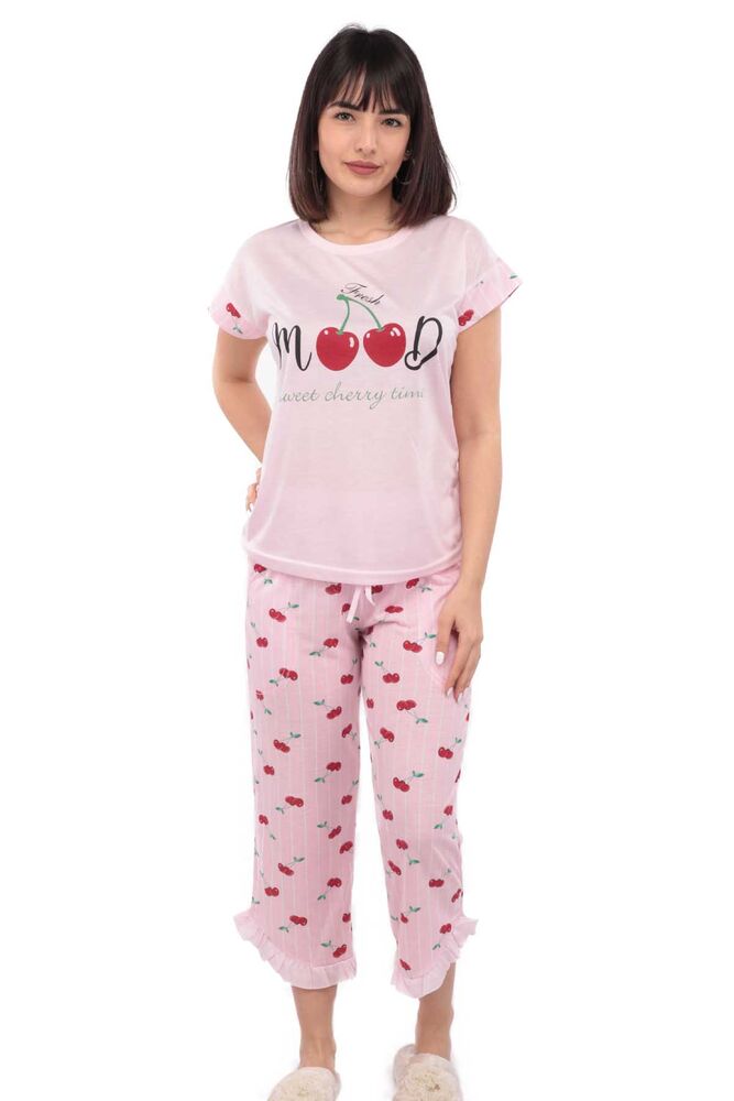 Пижама с принтом цветов /розовый 