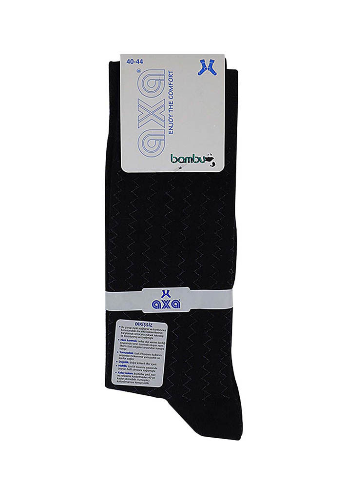 Бамбуковые носки AXA 078/чёрный 