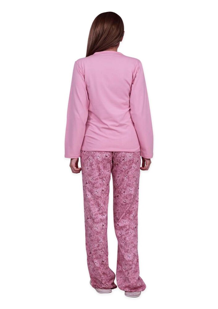 Женский комплект пижамы Aydoğan с длиннными рукавами 4441 | розовый