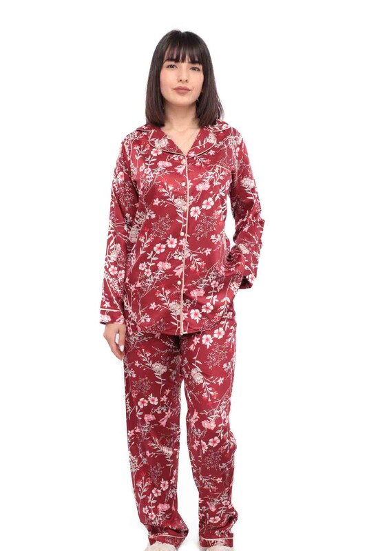Комплект пижамы Aydoğan 14045 /красный - Thumbnail