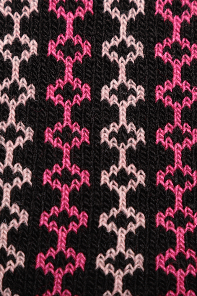 Desenli Kadın Havlu Patik Çorap 5963 | Pembe