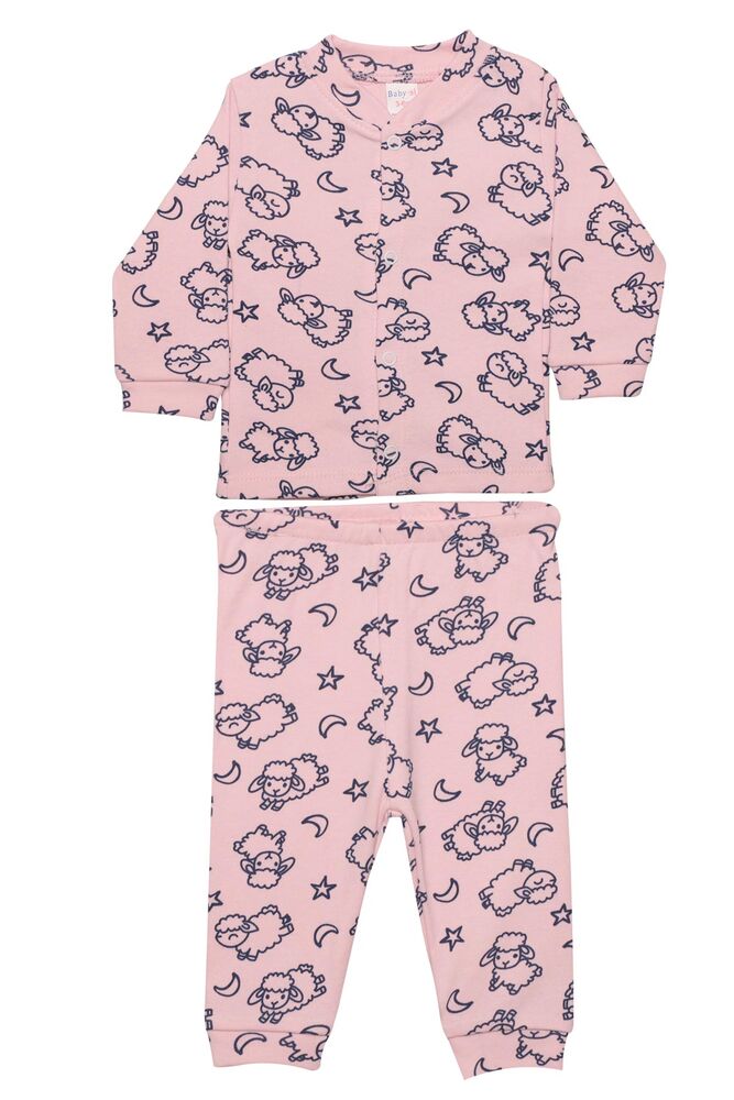 Kuzucuk Baskılı Bebek Pijama Takım 85 | Pembe