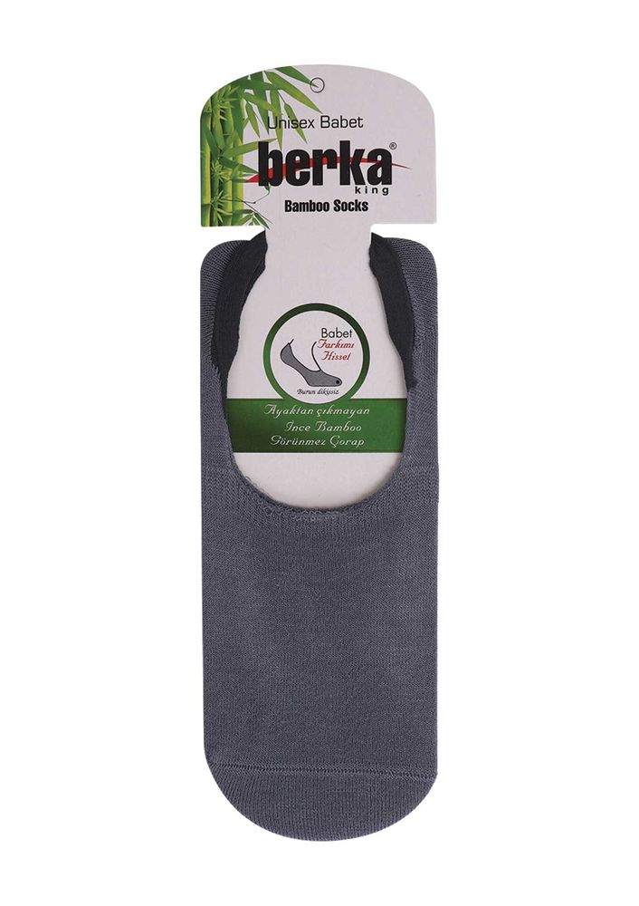  Носки следки Berka 102/серый 
