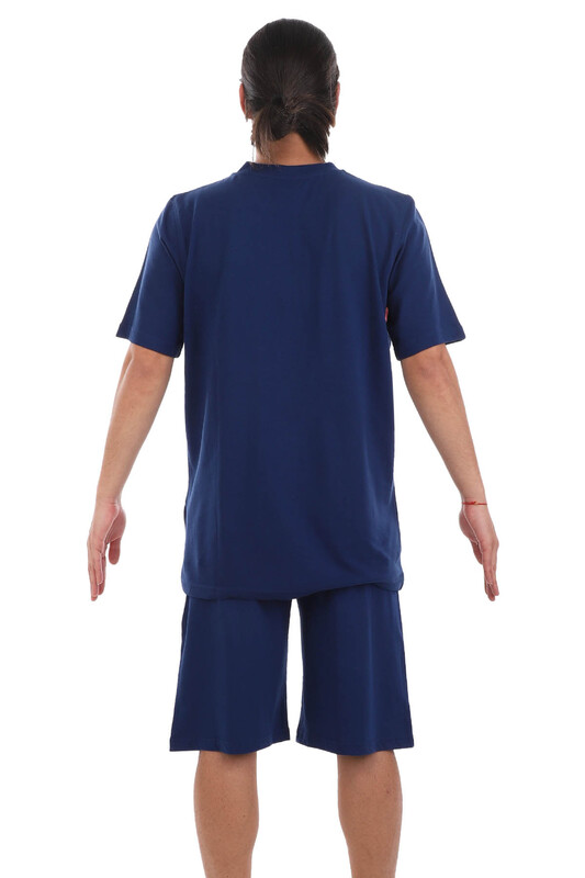 Пижамный комплект Berrak 475/синий - Thumbnail