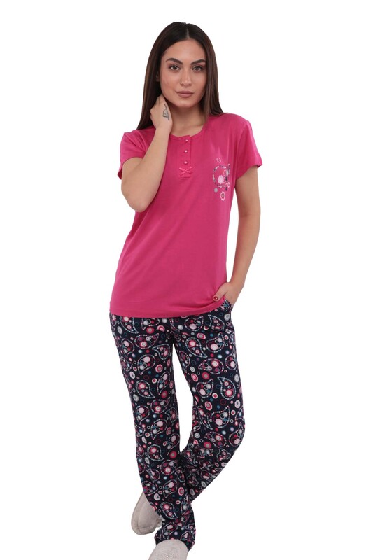 BOYRAZ - Комплект пижамы с короткими рукавами BOYRAZ 8402 /розовый 