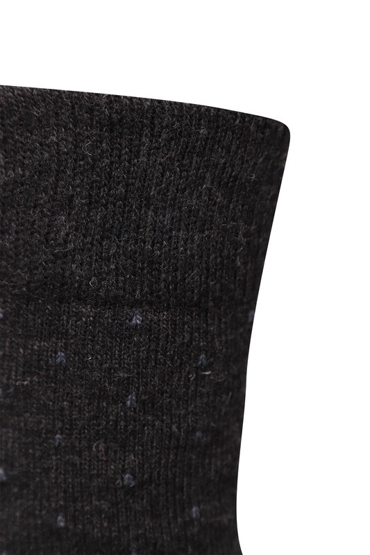 Erkek Lambswool Soket Çorap 50000 | Antrasit - Thumbnail