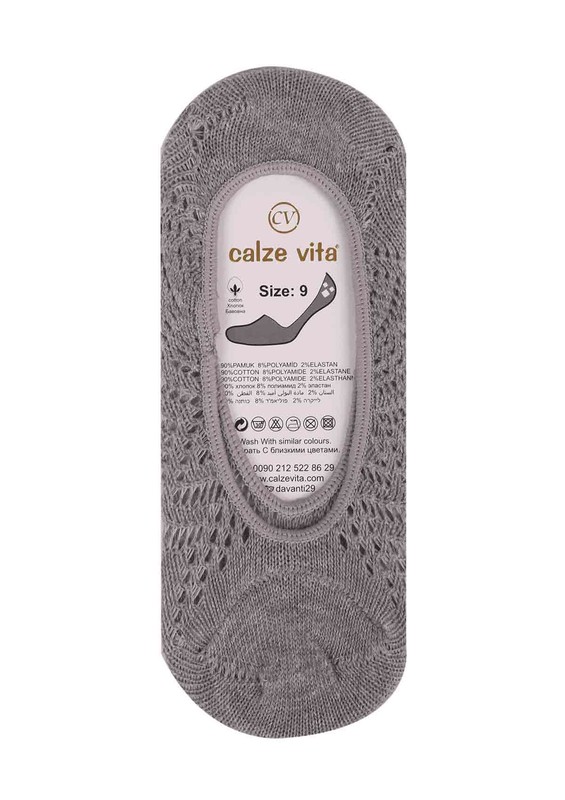 CALZE VİTA - Calze Vita Babet Çorap 555 | Gri