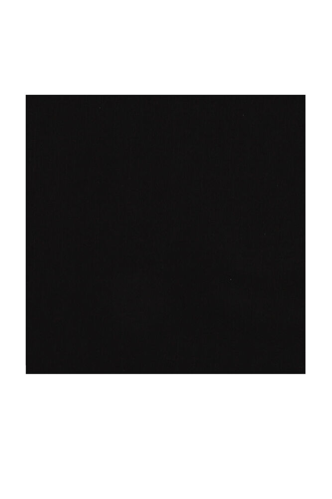 Бесшовный одноцветный платок Cenk 100см/999 чёрный 