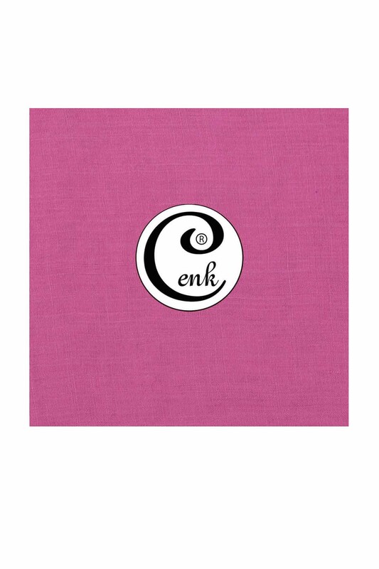 CENK - Бесшовный одноцветный платок Cenk 90 см/тёмно-розовый 