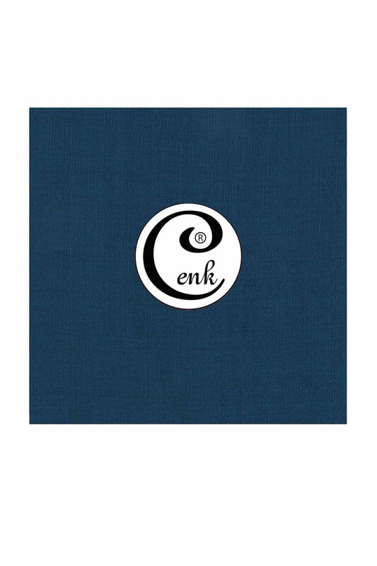 CENK - Бесшовный одноцветный платок Cenk 90 см/петроль