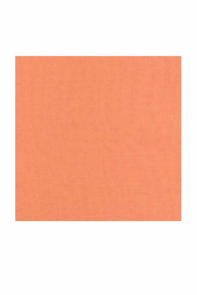 Бесшовный одноцветный платок Cenk 100см/415 персиковый 