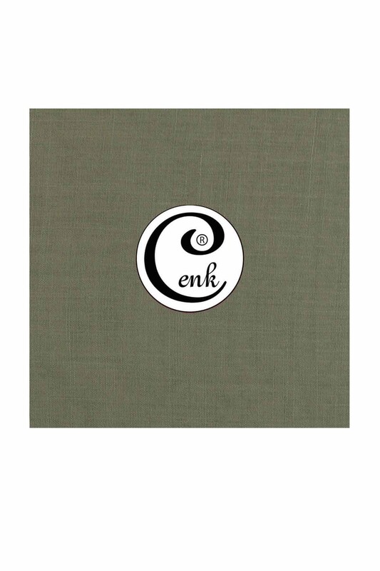 CENK - Бесшовный одноцветный платок Cenk 90 см/грязно-зелёный 
