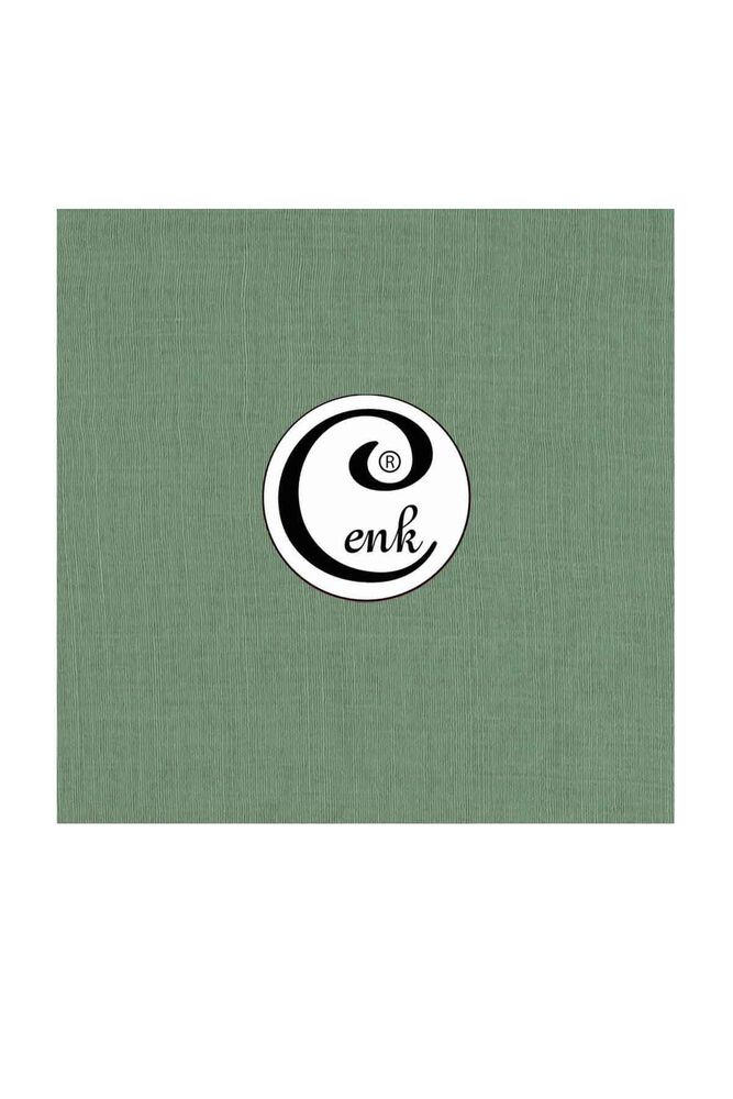 Бесшовный одноцветный платок Cenk 90 см/зелёный 
