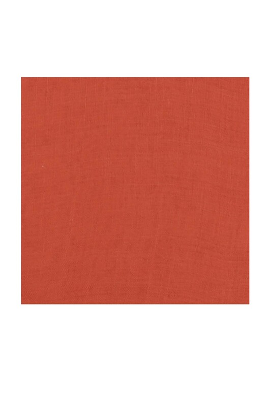 Бесшовный одноцветный платок Cenk 90 см - Thumbnail