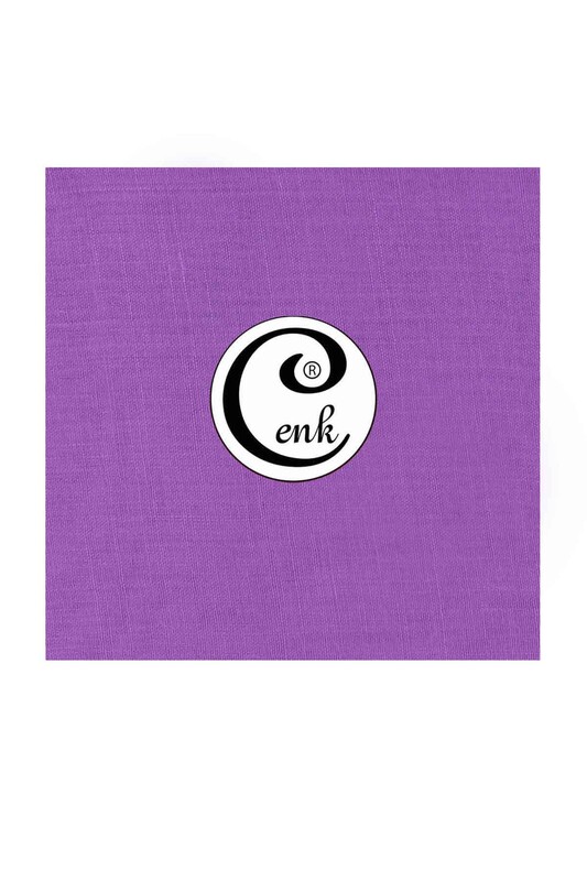 CENK - Бесшовный одноцветный платок Cenk 90 см/фиолетовый 