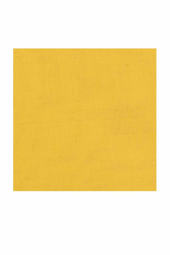 Бесшовный одноцветный платок Cenk 90 см/светло-жёлтый 