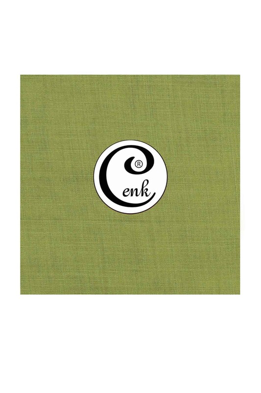 CENK - Бесшовный одноцветный платок Cenk 90 см/жёлто-зелёный 