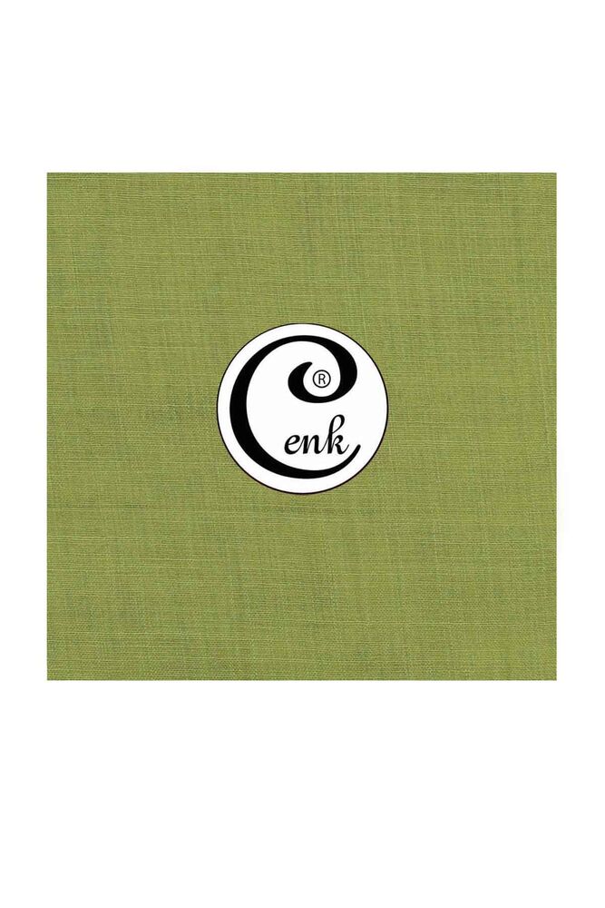 Бесшовный одноцветный платок Cenk 90 см/жёлто-зелёный 