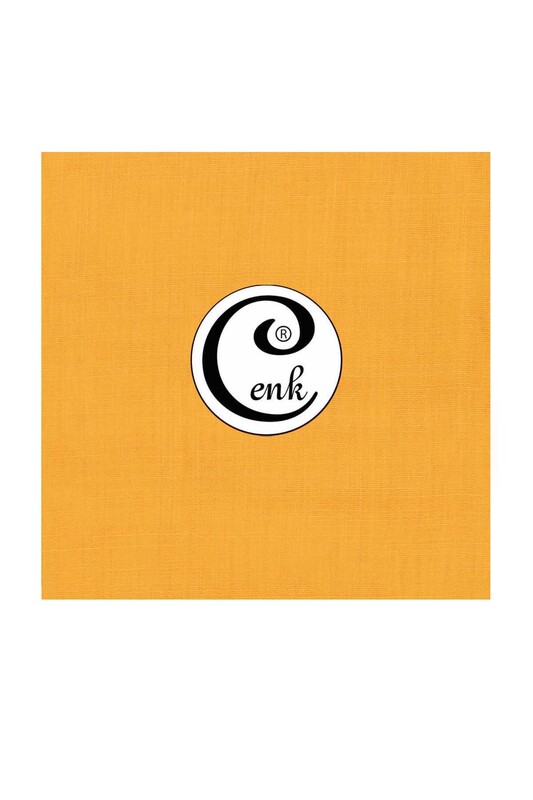 CENK - Бесшовный одноцветный платок Cenk 90 см/жёлтый 