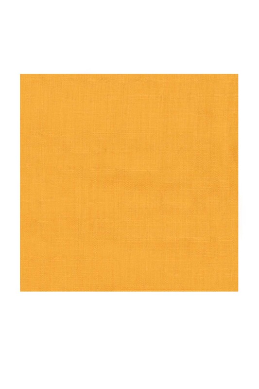 Бесшовный одноцветный платок Cenk 90 см/жёлтый - Thumbnail