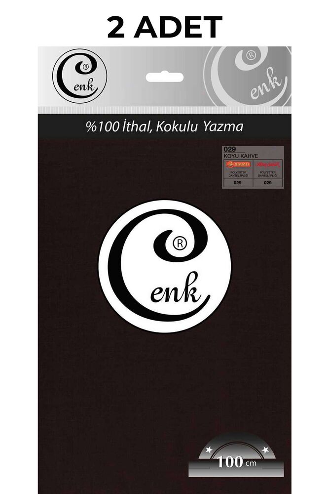 Cenk Dikişsiz Düz Yazma 100 cm 2 li 029