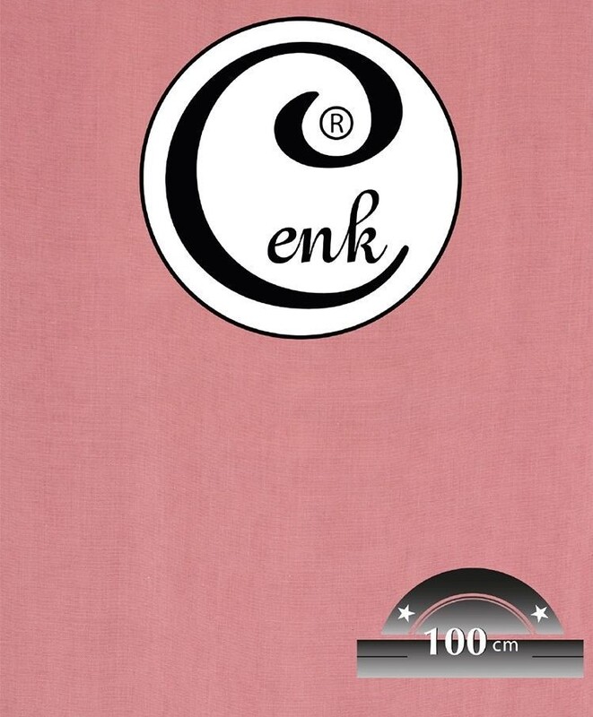 CENK - Бесшовный одноцветный платок Cenk 100см/031 лососевый 
