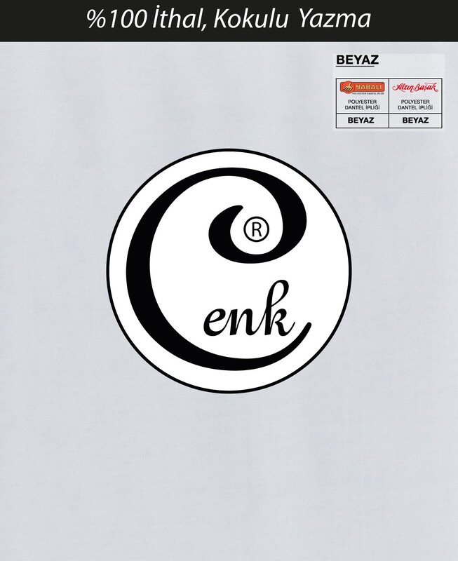 CENK - Бесшовный одноцветный платок Cenk 100см/000 белый 