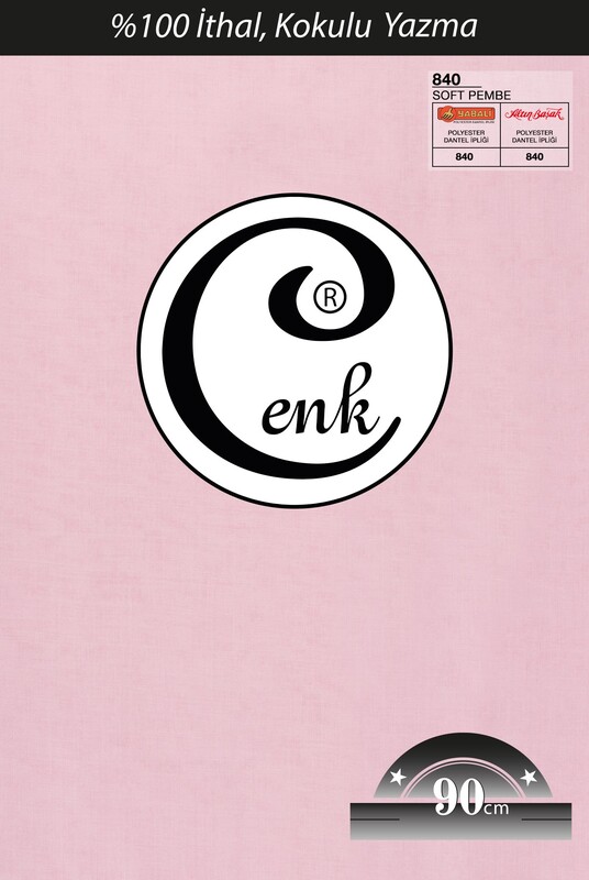 CENK - Бесшовный одноцветный платок Cenk 90 см/розовый софт