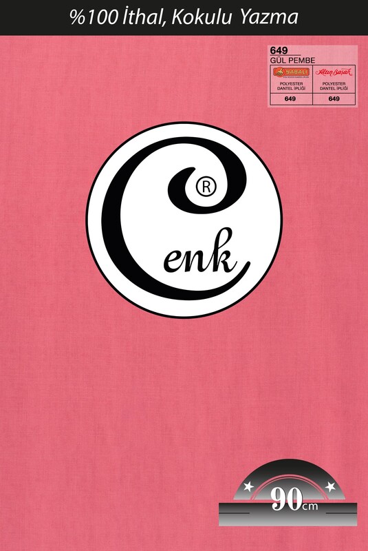 CENK - Бесшовный одноцветный платок Cenk 90 см/фламинго