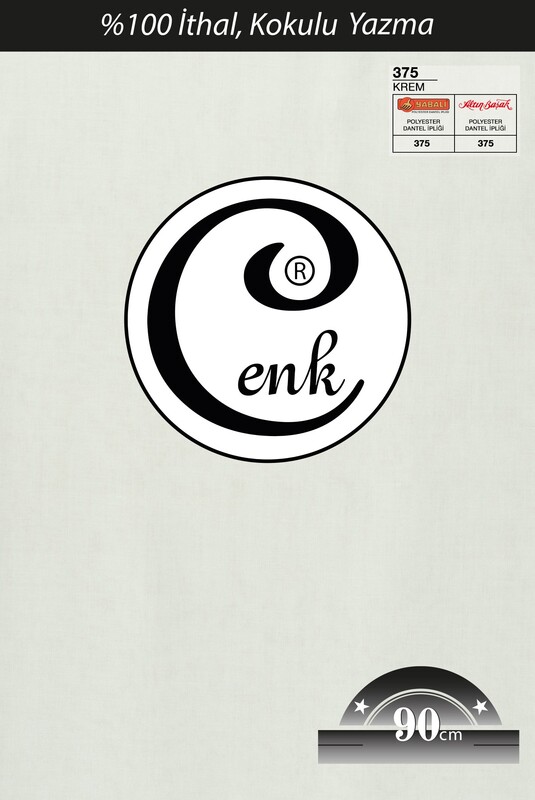 CENK - Бесшовный одноцветный платок Cenk 90 см/кремовый 