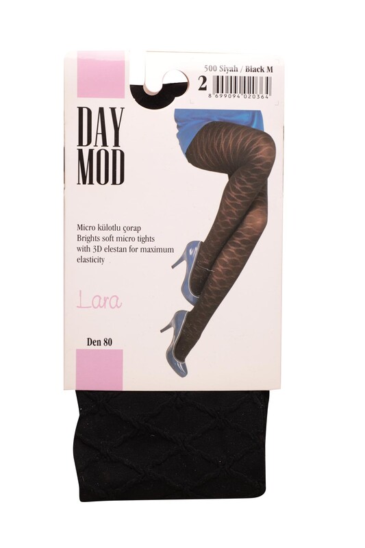 DAYMOD - DayMod Lara Kadın Külotlu Çorap 80 Den | Siyah