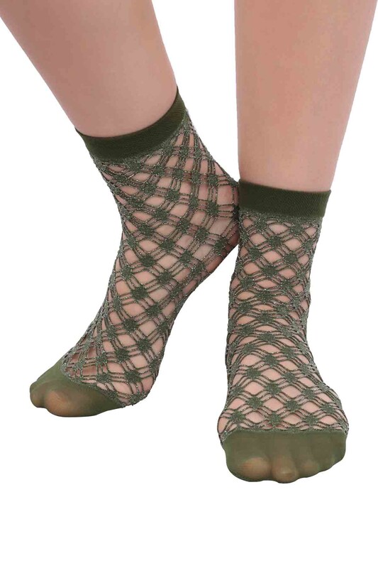 DESİMO - Капроновые носки в сеточку Desimo/зелёный
