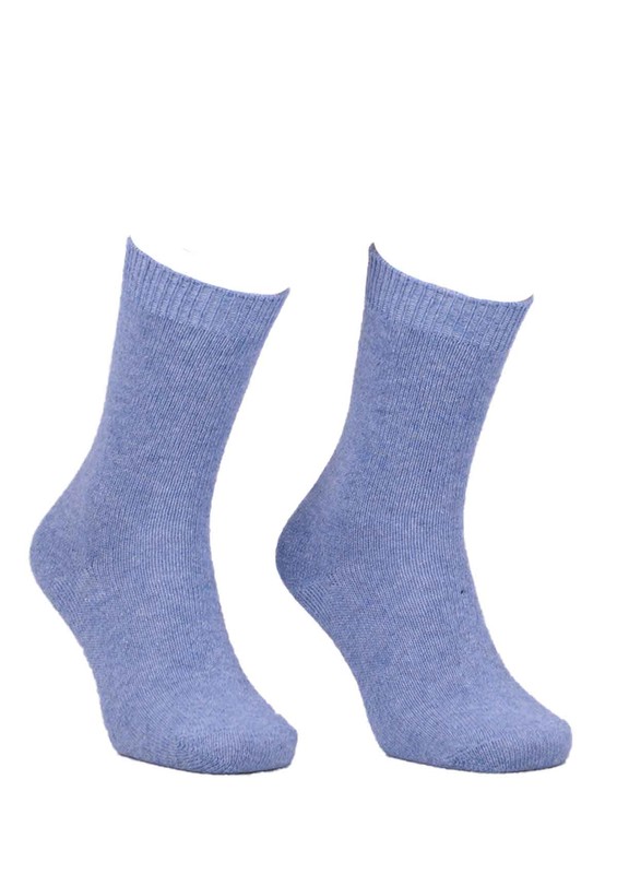 DİBA - Diba Dikişsiz Yün Çorap 214 | Mavi