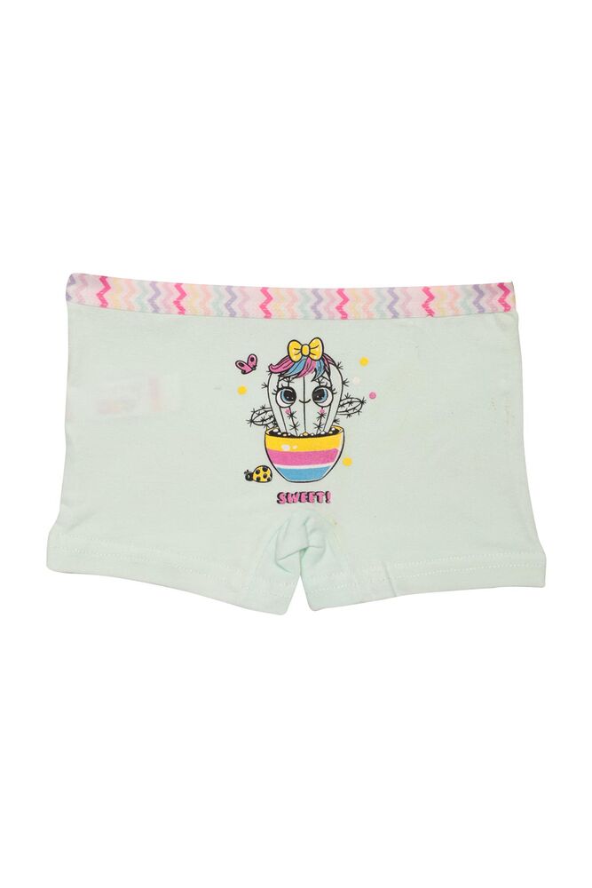Figürlü Kız Çocuk Boxer 78250 | Su Yeşili