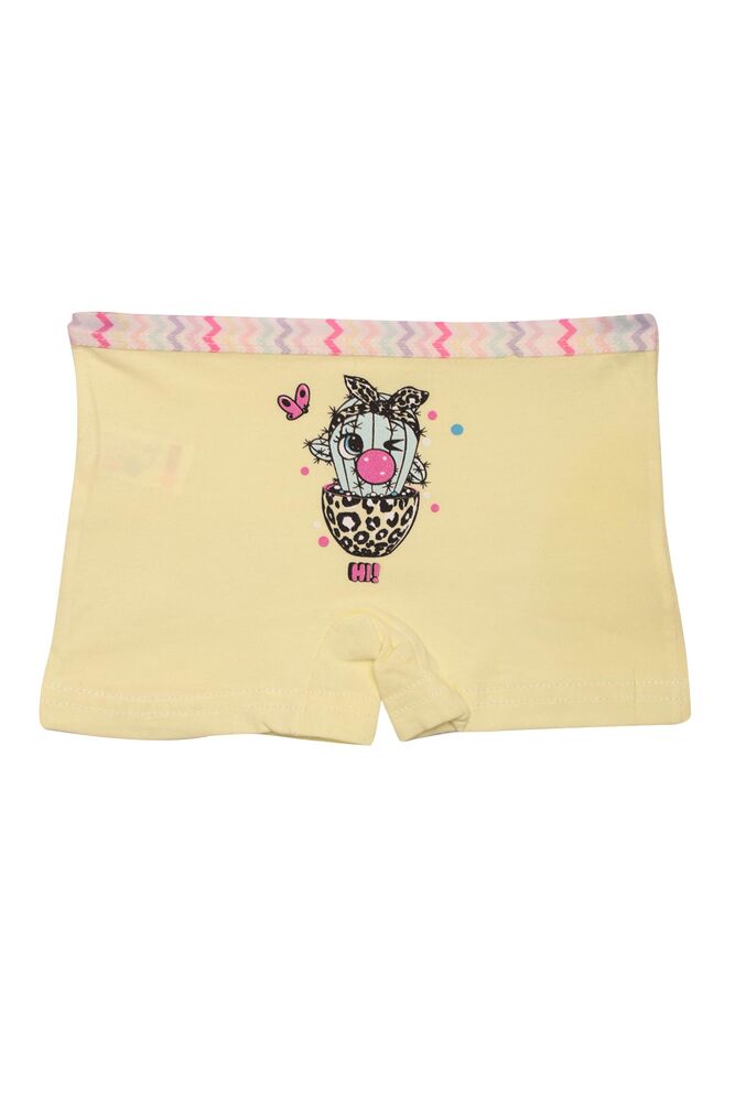 Figürlü Kız Çocuk Boxer 78250 | Sarı