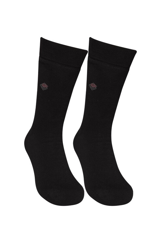 DÜNDAR - Dündar Erkek Havlu Çorap 7002-1 | Siyah