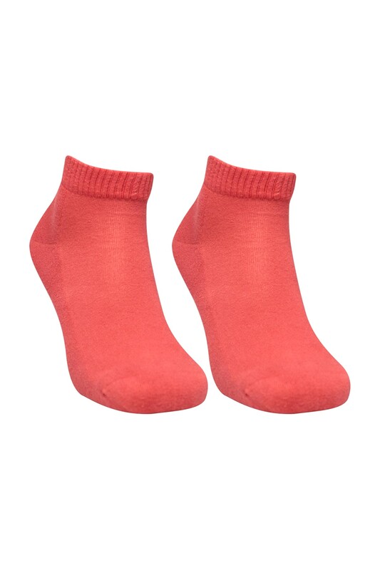 DÜNDAR PLUS - Kadın Havlu Patik Çorap 7668 | Nar Çiçeği