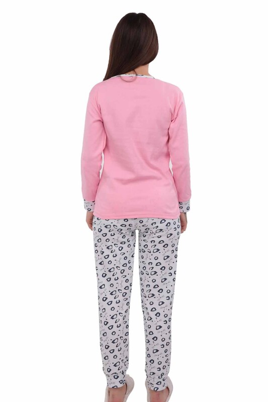 Пижама Ercan 3034|розовый - Thumbnail