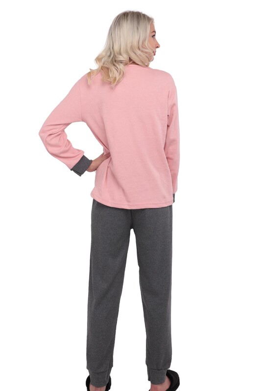 Пижама Ercan 9030|розовый - Thumbnail