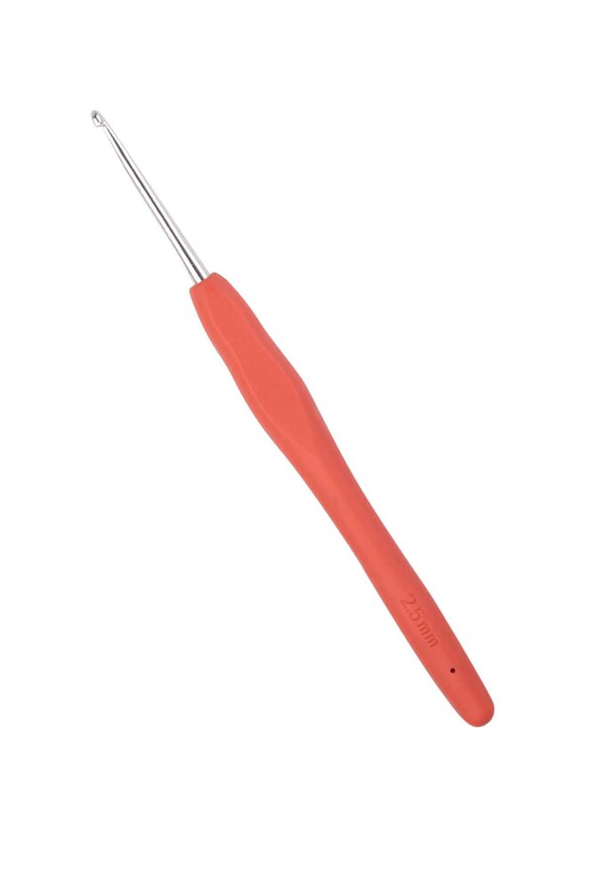 Крючок с силиконовой ручкой Ercü 2.5мм./красный 